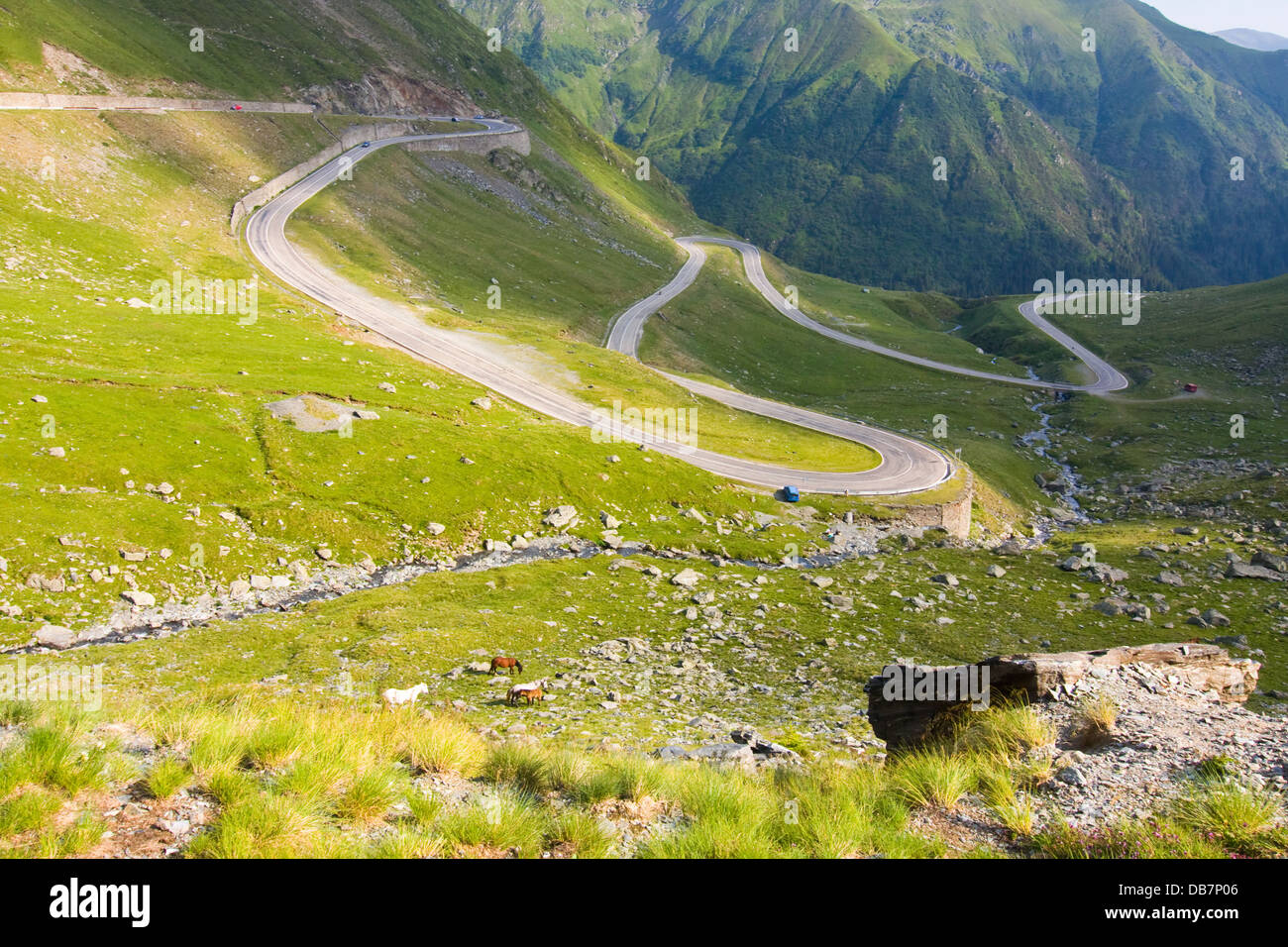 Big panorama transfagarasan road hi-res stock photography and images ...