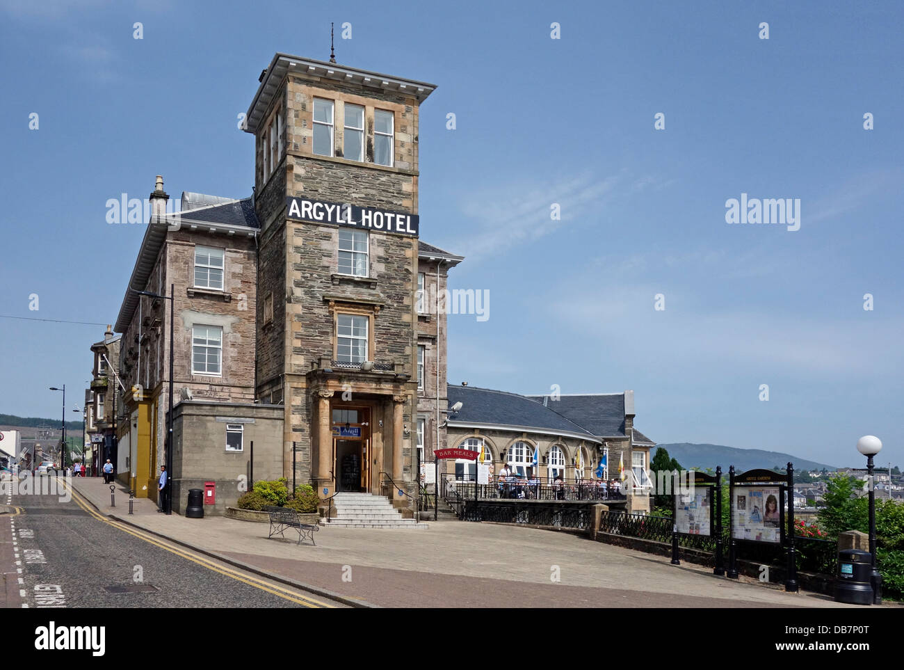 Argyll Hotel in Dunoon Argyll and Bute Scotland Stock Photo