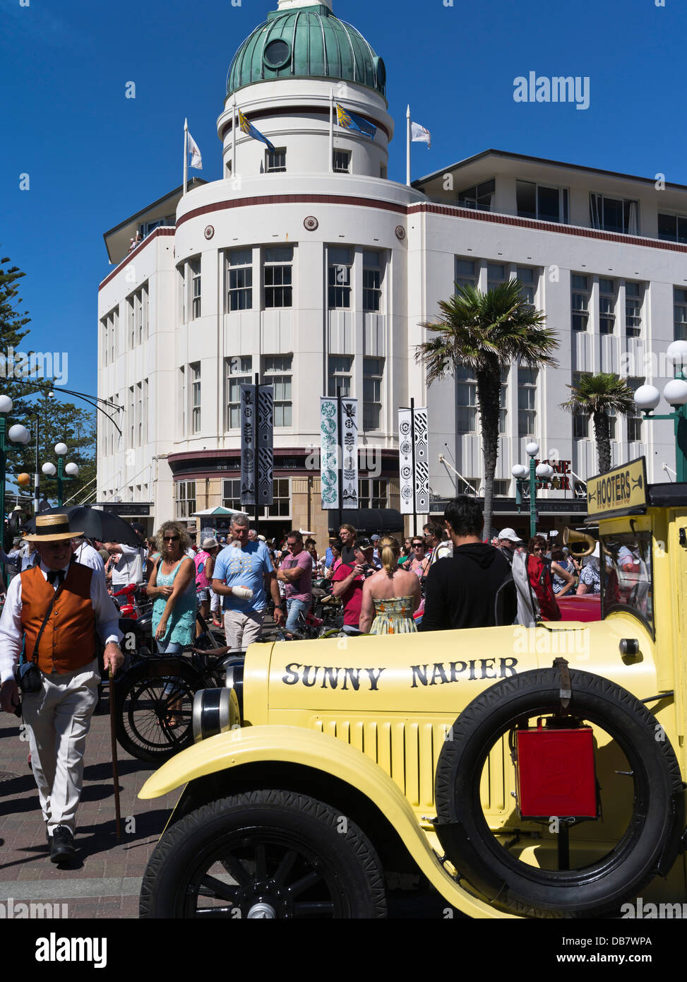 dh TG Dome building NAPIER NEW ZEALAND Art Deco festival weekend Sunny