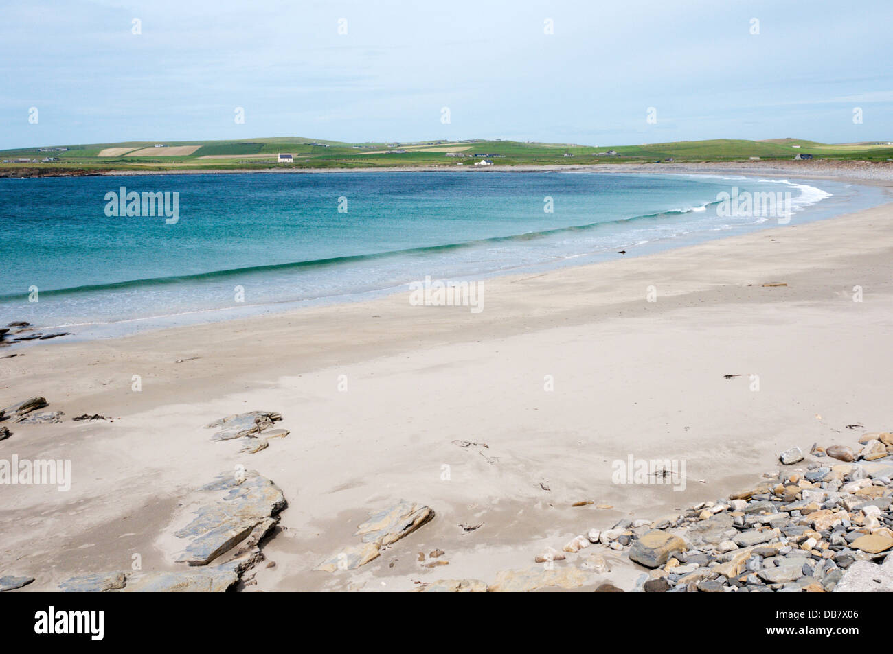 The Bay of Skaill on the west coast of Mainland, Orkney. Stock Photo