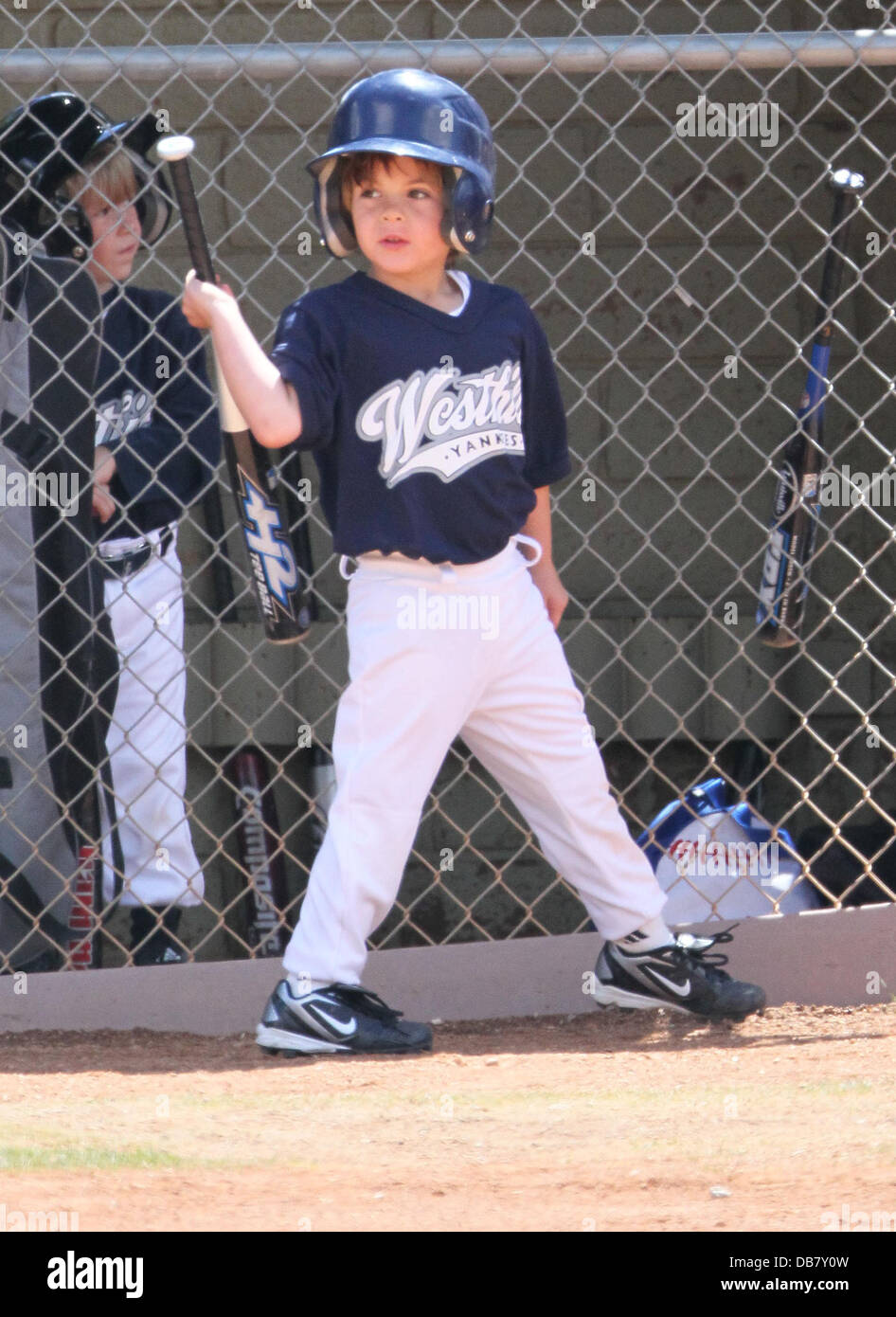 Britney Spears watches her son Sean Preston Federline play little