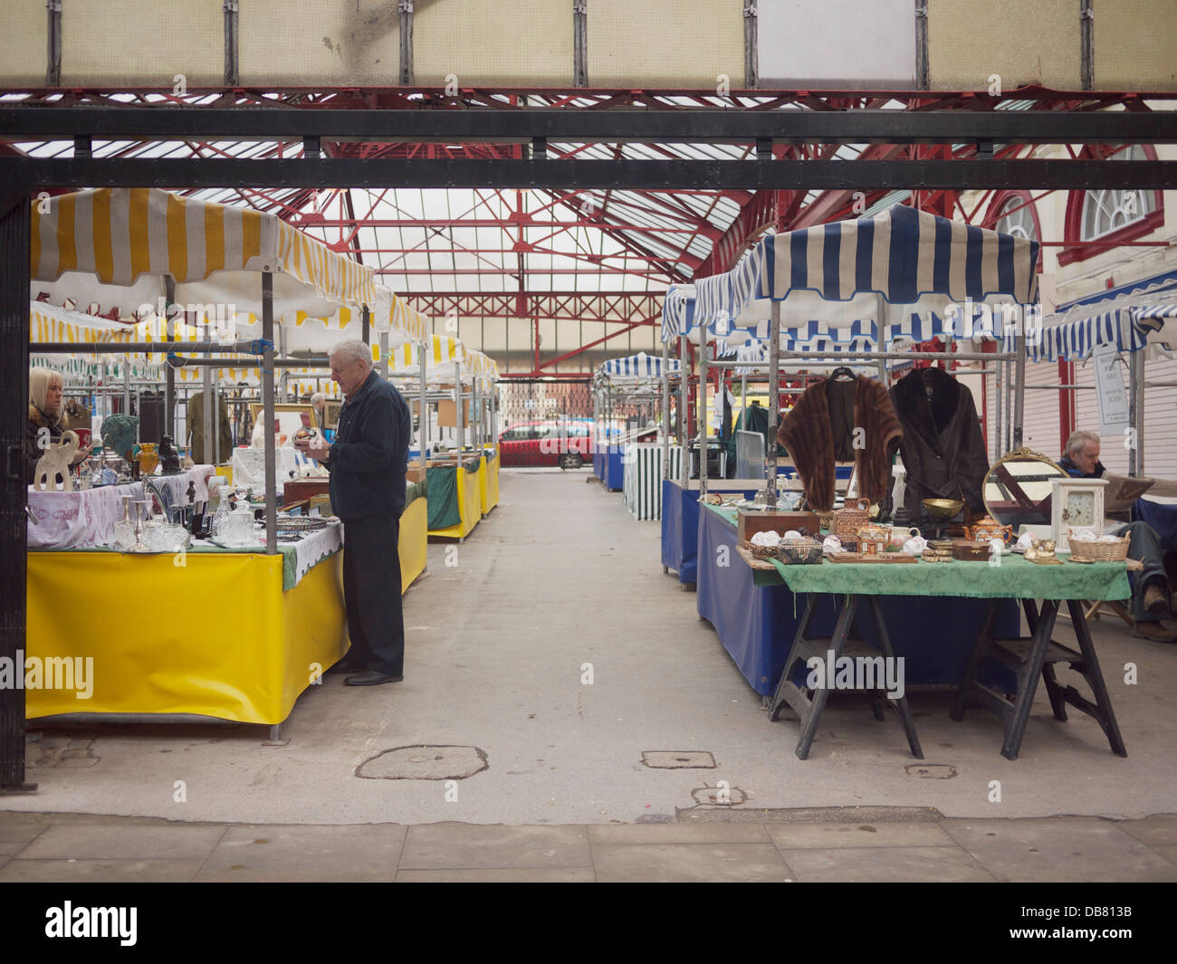 Altrincham Market: A Charter market since 1290 Stock Photo