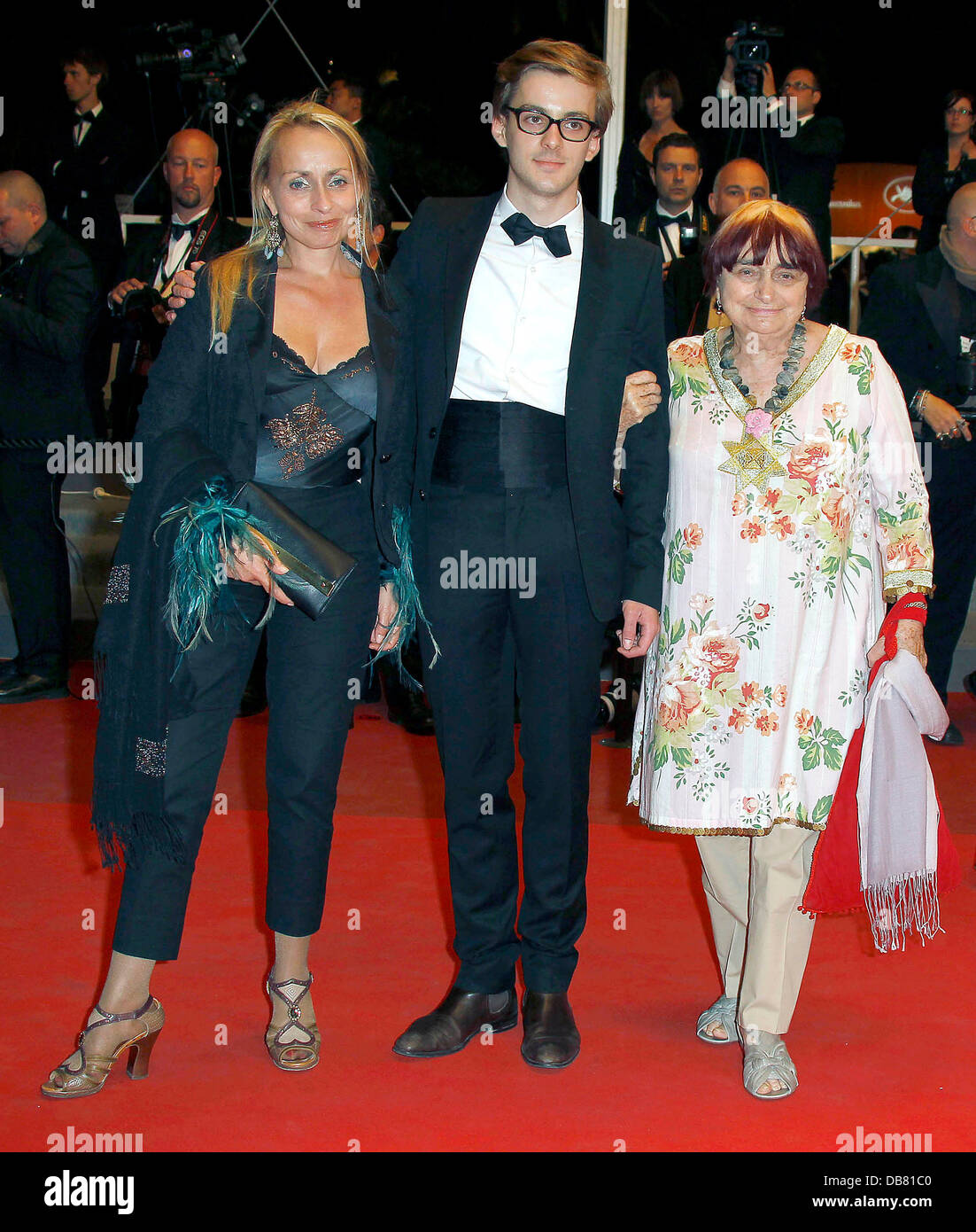 Agnes Varda (right),  2011 Cannes International Film Festival - Day 6 - L' Apollonide' (House of Tolerance) - Premiere Cannes, France - 16.05.11 Stock Photo
