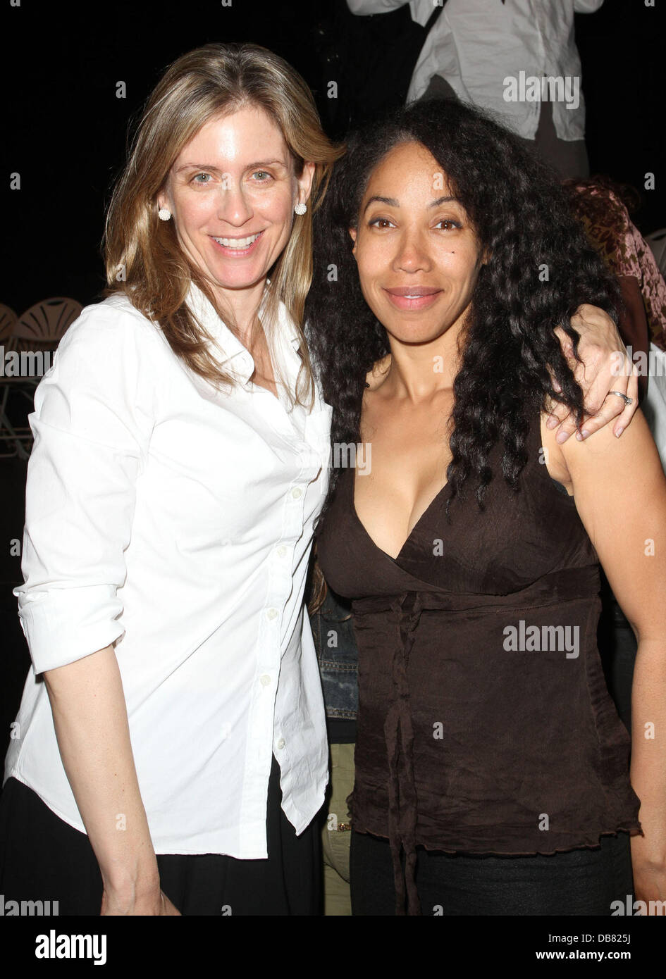 Helen Slater and Kimberly Russell 'The Road To Freedom' live audience stage reading at The LACC Camino Theatre Los Angeles, California - 15.05.11 Stock Photo
