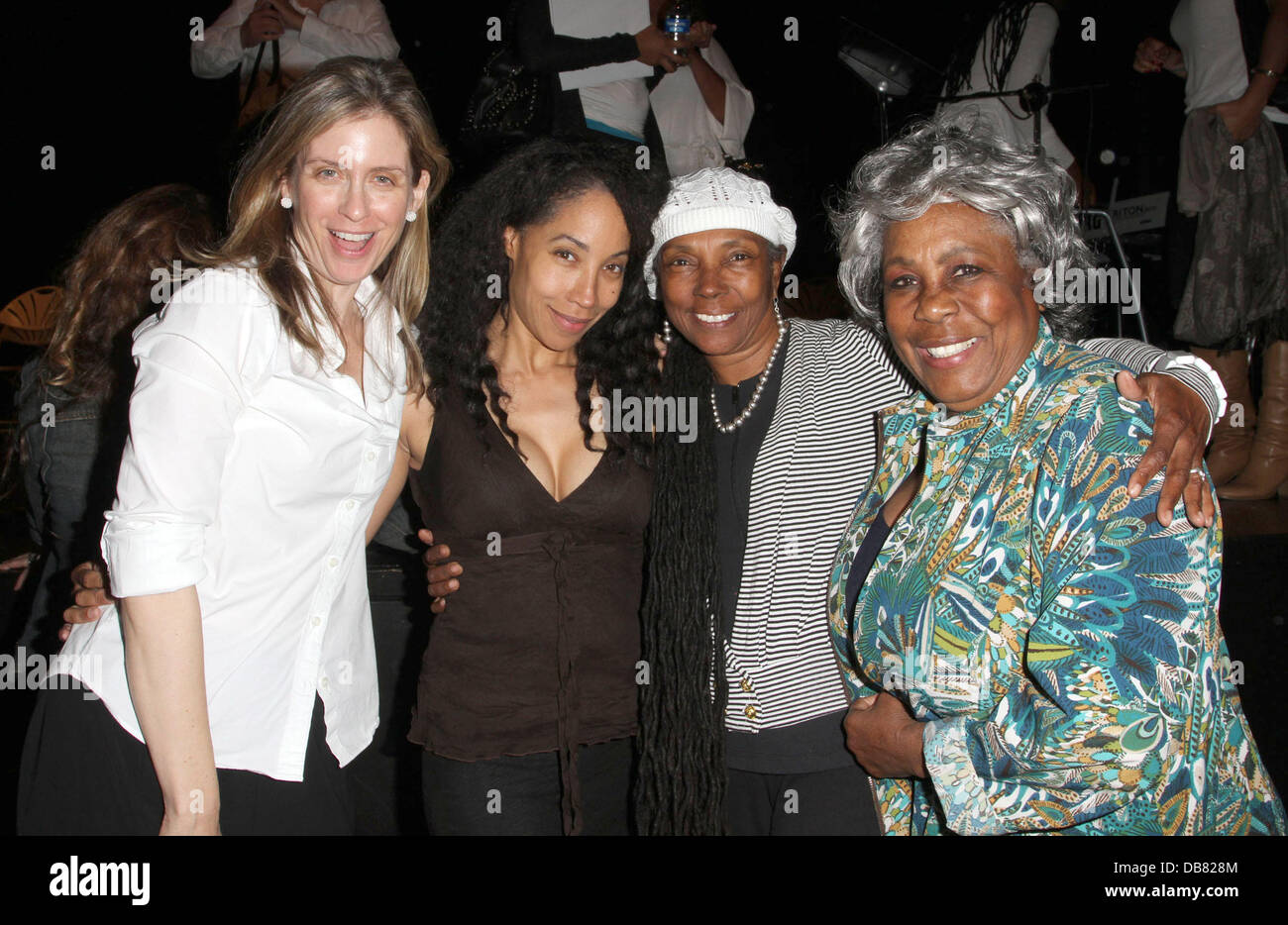 Helen Slater, Kimberly Russell, Candace Bowen and Starletta DuPois 'The Road To Freedom' live audience stage reading at The LACC Camino Theatre Los Angeles, California - 15.05.11 Stock Photo