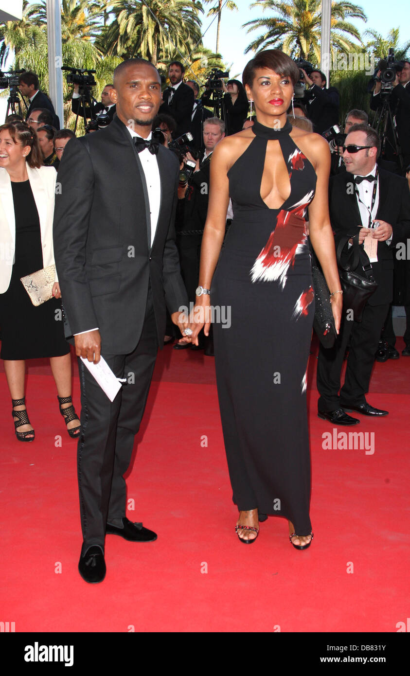 Samuel Eto'o and Georgette Eto'o 2011 Cannes International Film Festival - Day 6 - The Tree of Life - Premiere Cannes, France - 16.05.11 Stock Photo