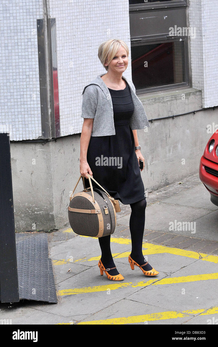 Lisa Maxwell leaving the ITV studios London, England - 17.05.11 Stock Photo