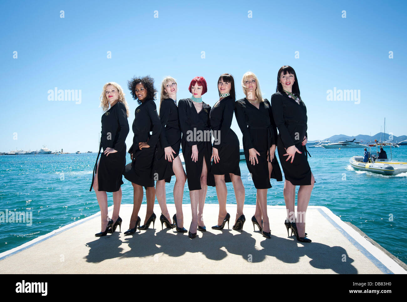 Crazy Horse Dancers Present Chopard Diamonds at the end of The Martinez