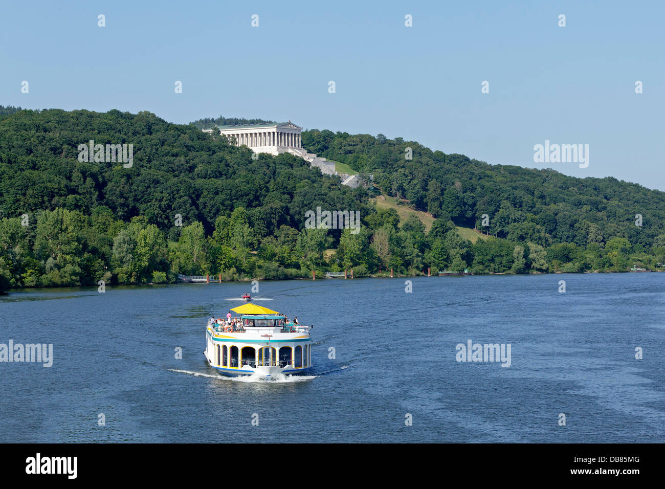 Wahallah Rivers Walhalla and River Danube, Bavaria, Germany Stock Photo - Alamy