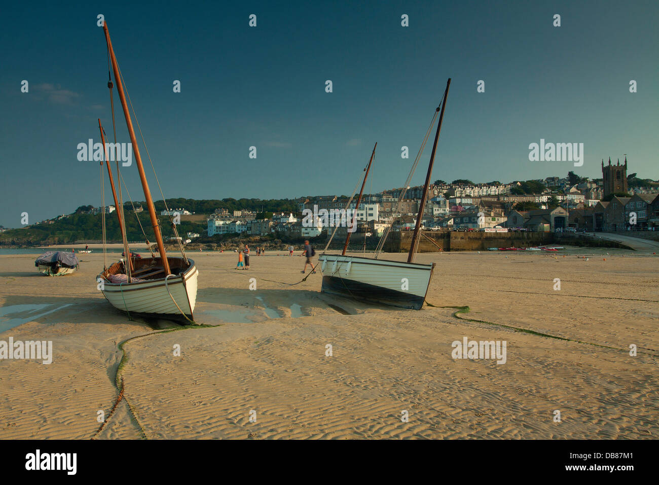 St Ives Harbour, St Ives, Cornwall Stock Photo