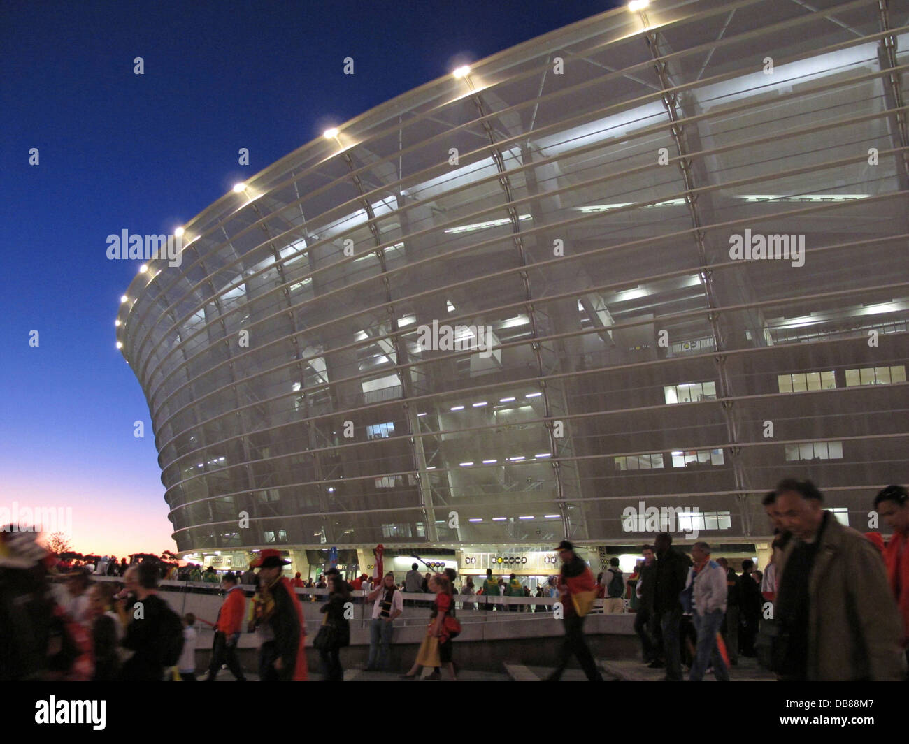 Cape Town Stadium during the 2010 FIFA World Cup Soccer in South Africa Stock Photo