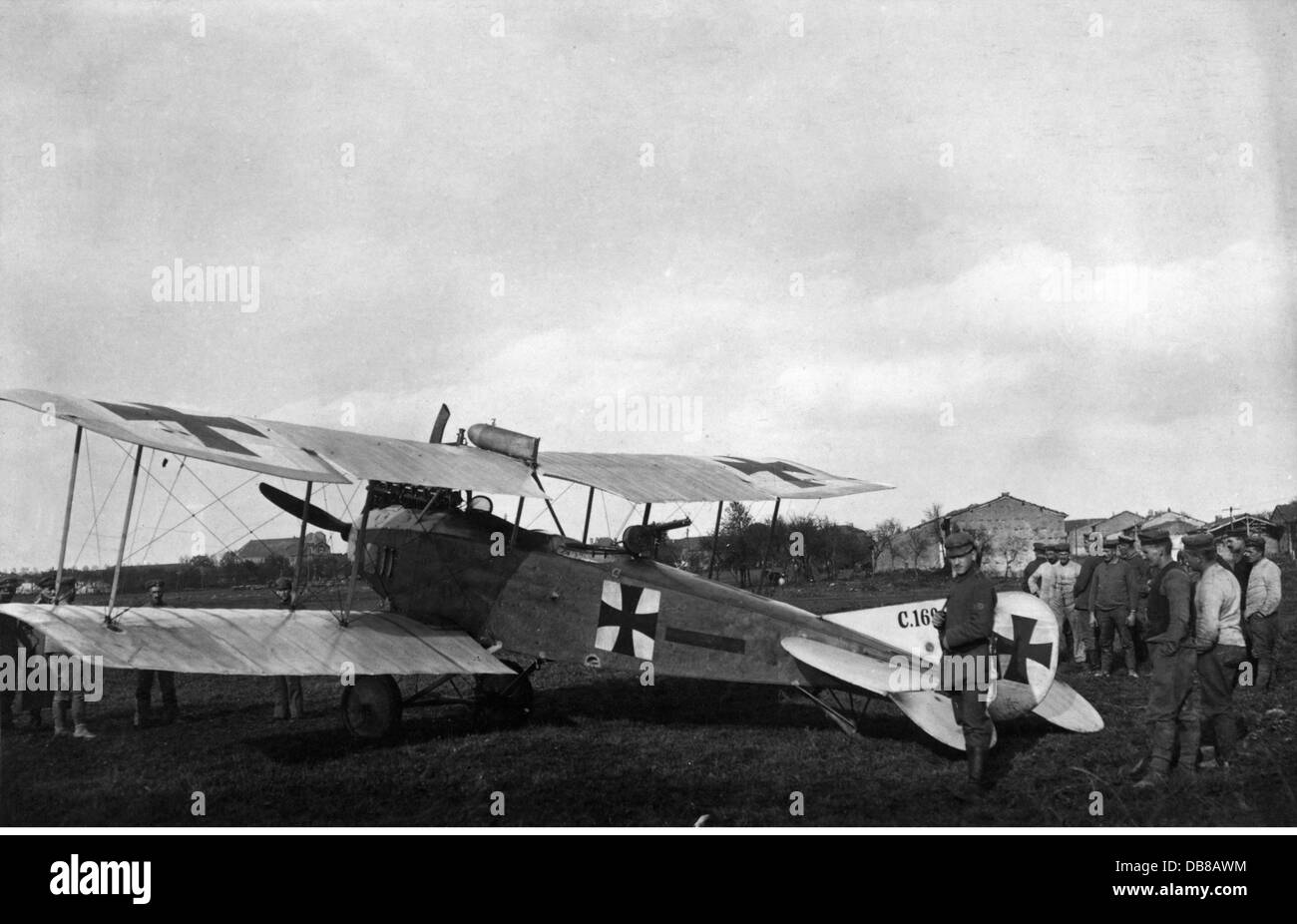 First World War / WWI, aerial warfare, aeroplanes, Germany, German