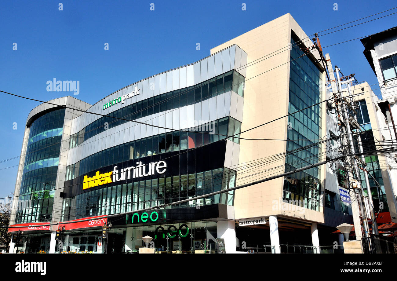 modern building Kathmandu Nepal Stock Photo Alamy
