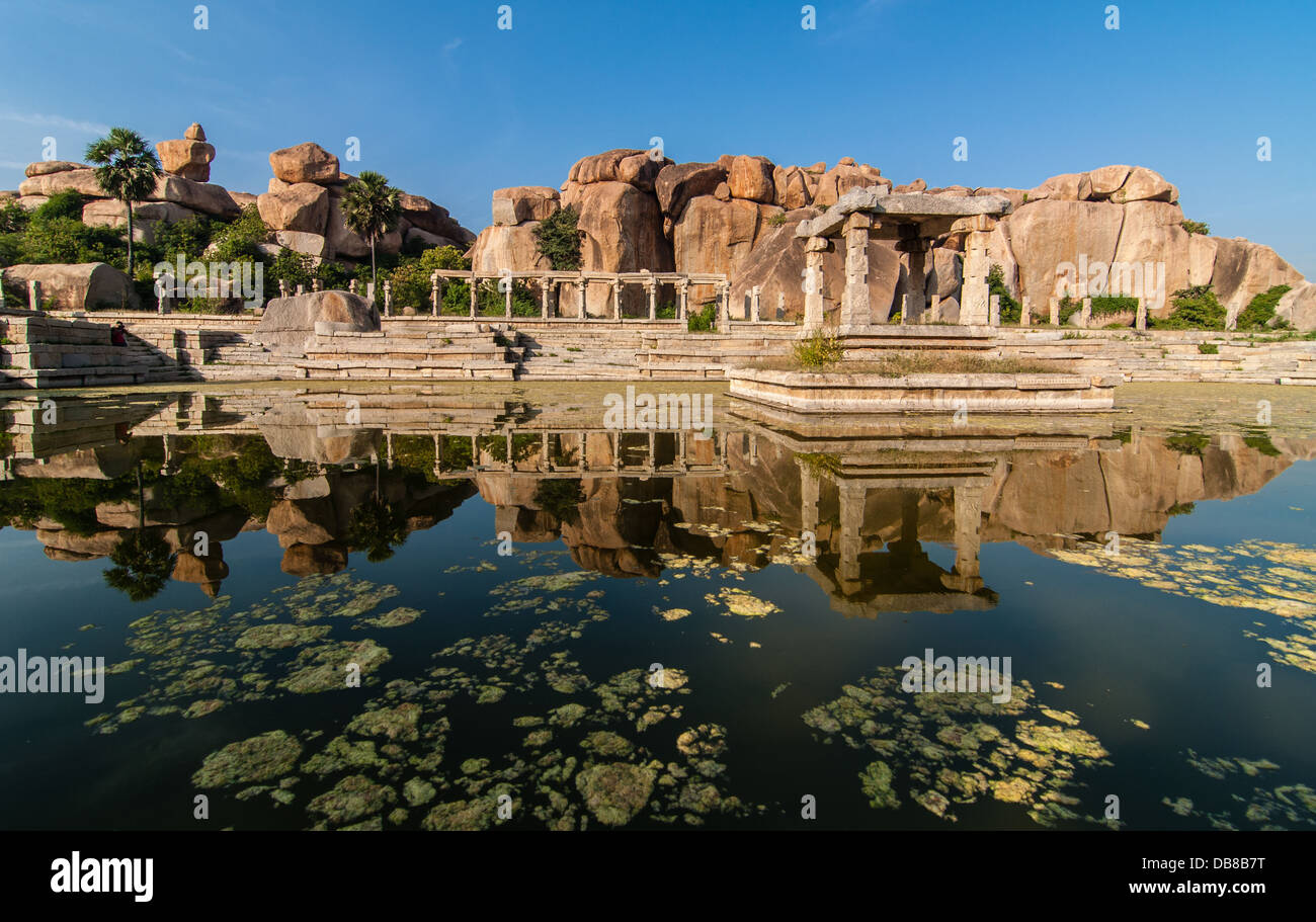 Hampi temples hi-res stock photography and images - Alamy