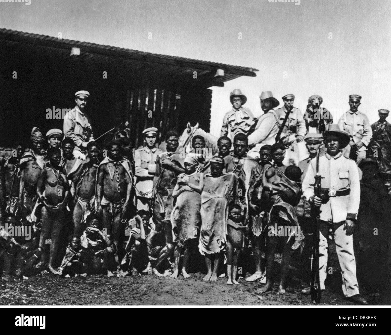 colonialism, Africa, German South-West Africa, insurrection of the Herero and Namaqua 1904 - 1908, Additional-Rights-Clearences-Not Available Stock Photo