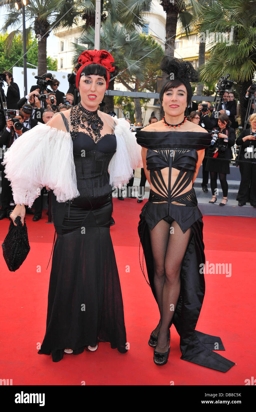 Rossy de Palma and guest  2011 Cannes International Film Festival - Day 9 - The Skin I Live in - Premiere Cannes, France - 18.05.11 Stock Photo