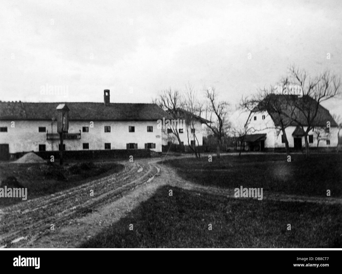 agriculture, farm, farm building, exterior view, circa 1910, Additional-Rights-Clearences-Not Available Stock Photo