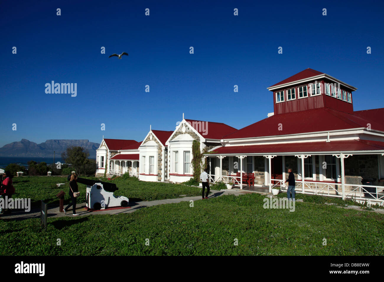 Governors Residence on Robben Island, Cape Town Stock Photo