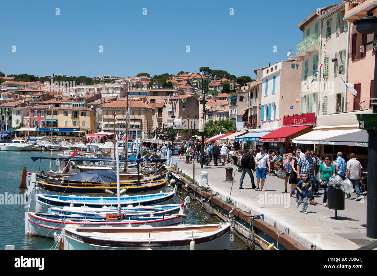 Cassis Old Vieux Port Harbor Provence French Riviera Cote D'Azur France  Mediterranean Stock Photo - Alamy