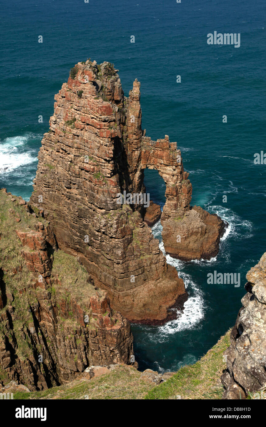 Cathedral Rock near Mbotyi on the Wild Coast, Transkei Stock Photo - Alamy