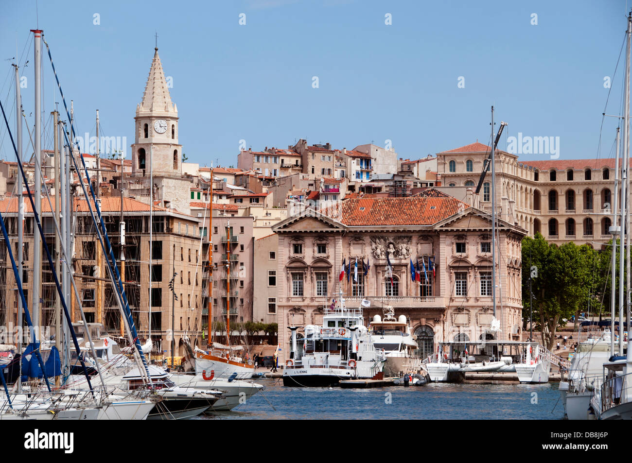 Marseilles France Old Vieux Port French Stock Photo Alamy
