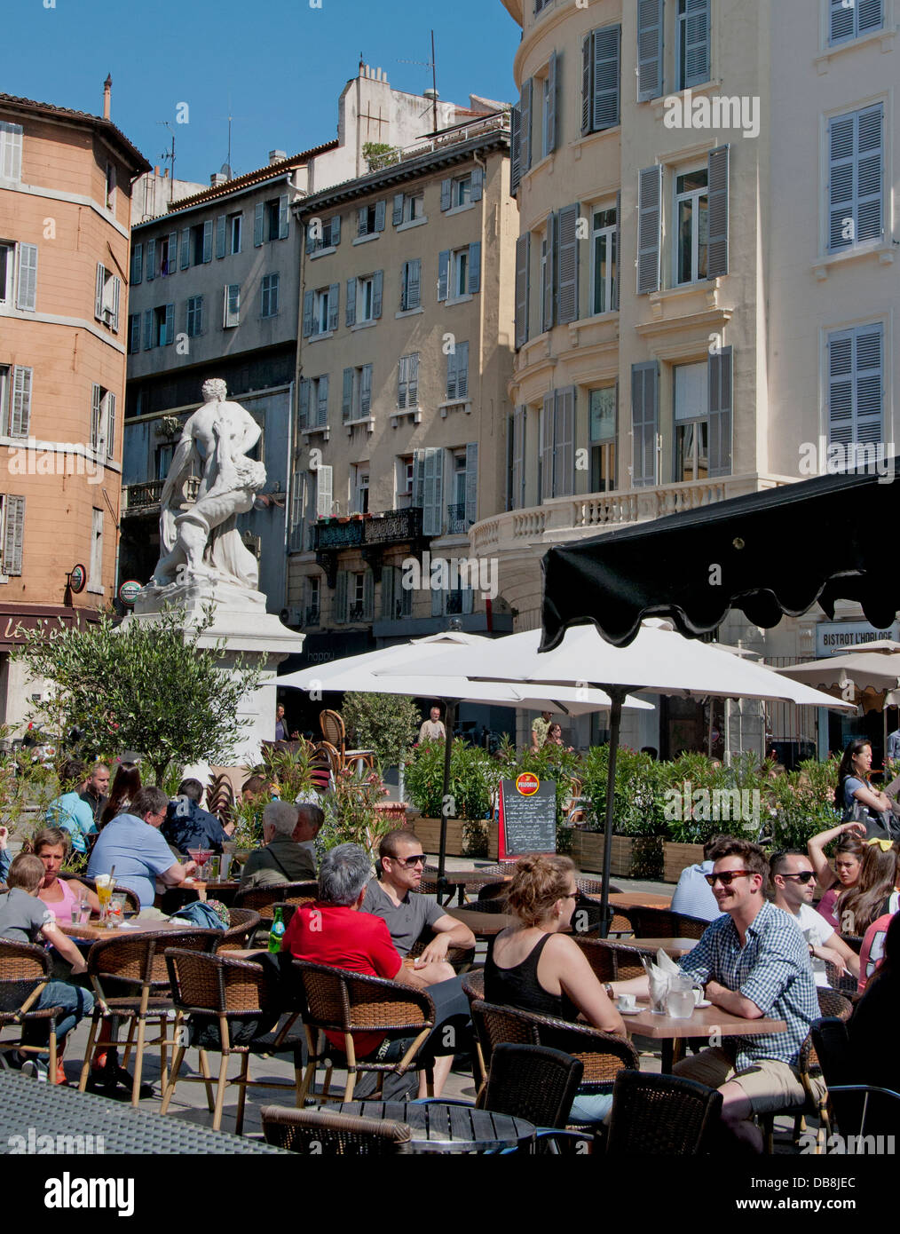 Course Honore dÉstienne d Órves Marseilles near Old Vieux Port France Stock Photo