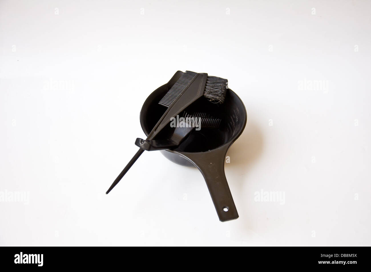 White bucket on black hi-res stock photography and images - Alamy