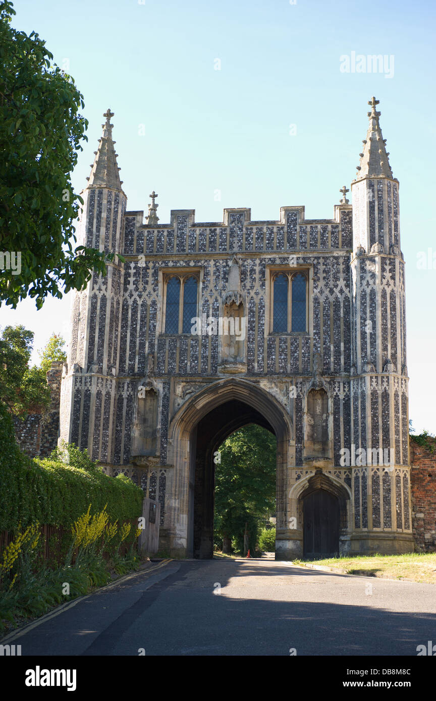 St. John's Abbey Gatehouse, Colchester, Essex, England, UK Stock Photo