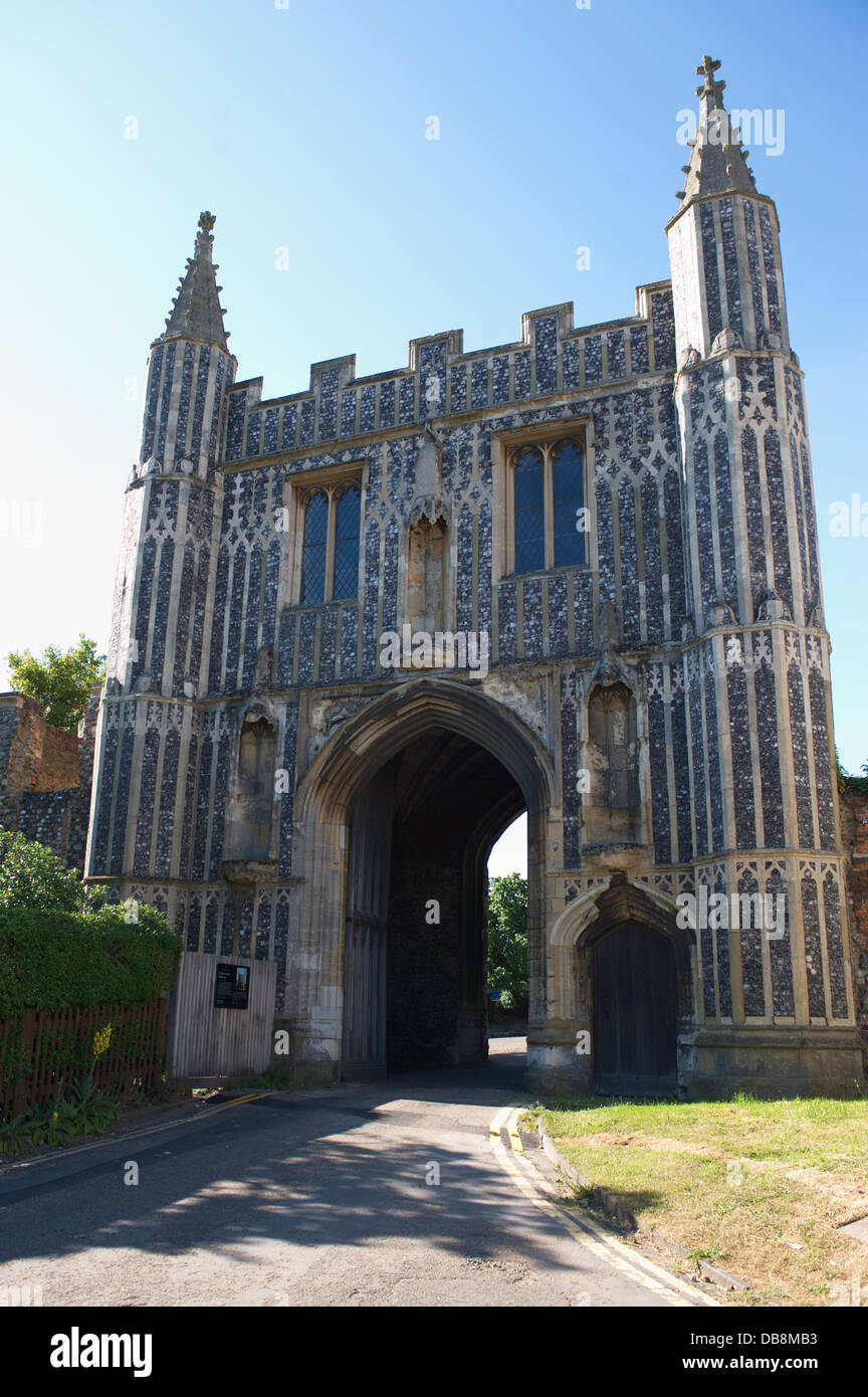 St. John's Abbey Gatehouse, Colchester, Essex, England, UK Stock Photo