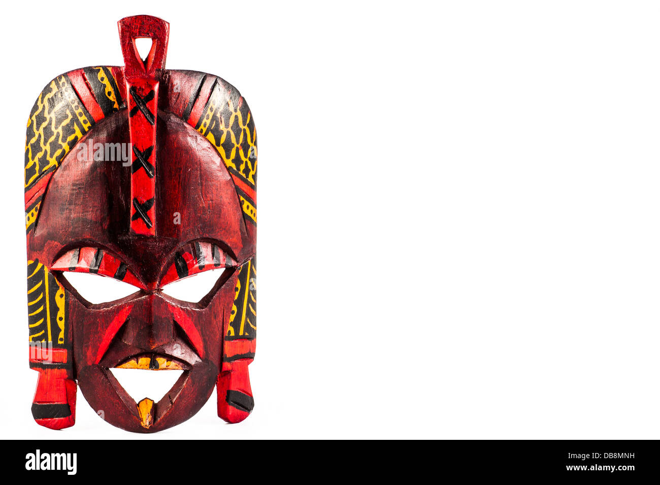 No need of property release. Copy of a Kenyan tribal mask Stock Photo