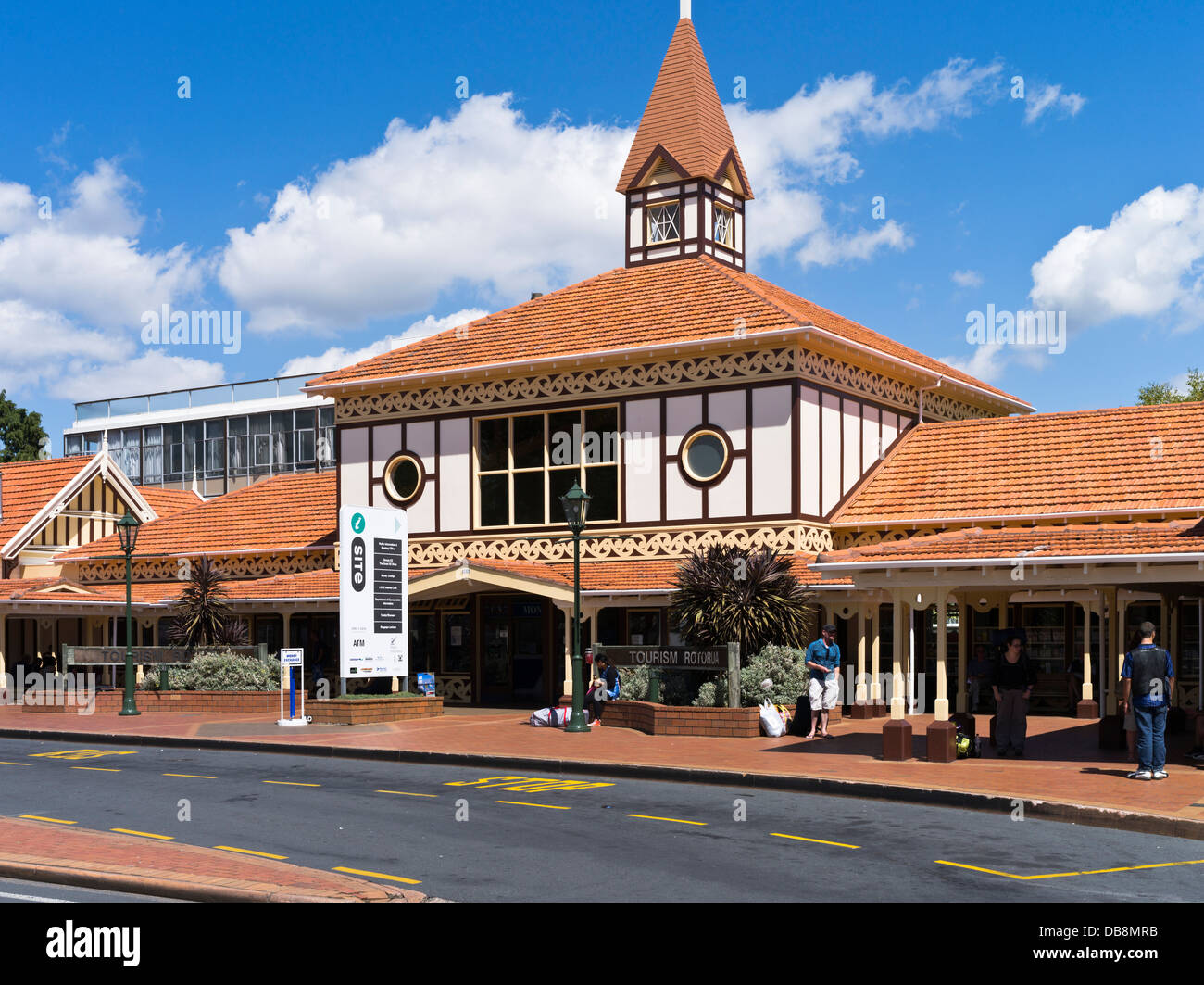 Bus Rotorua dh ROTORUA NEW ZEALAND People Rotorua bus station Stock Photo - Alamy