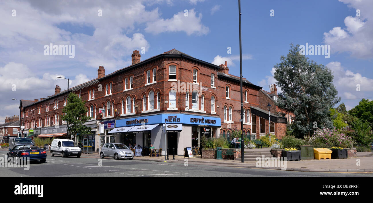 caffe nero in didsbury village, a surburb in south manchester, uk Stock Photo