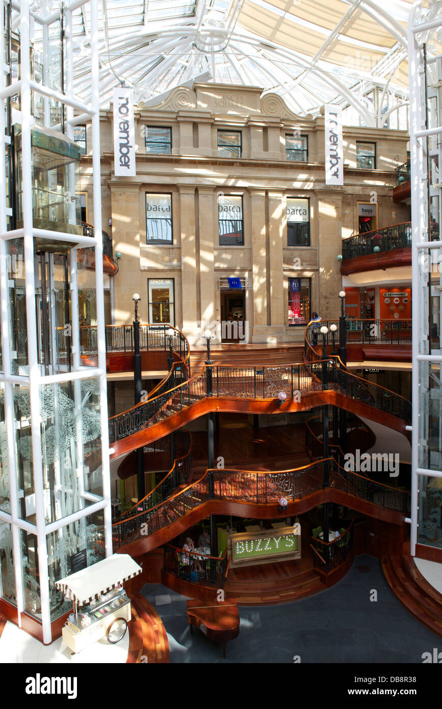 Prince's Square shopping centre, Glasgow Stock Photo