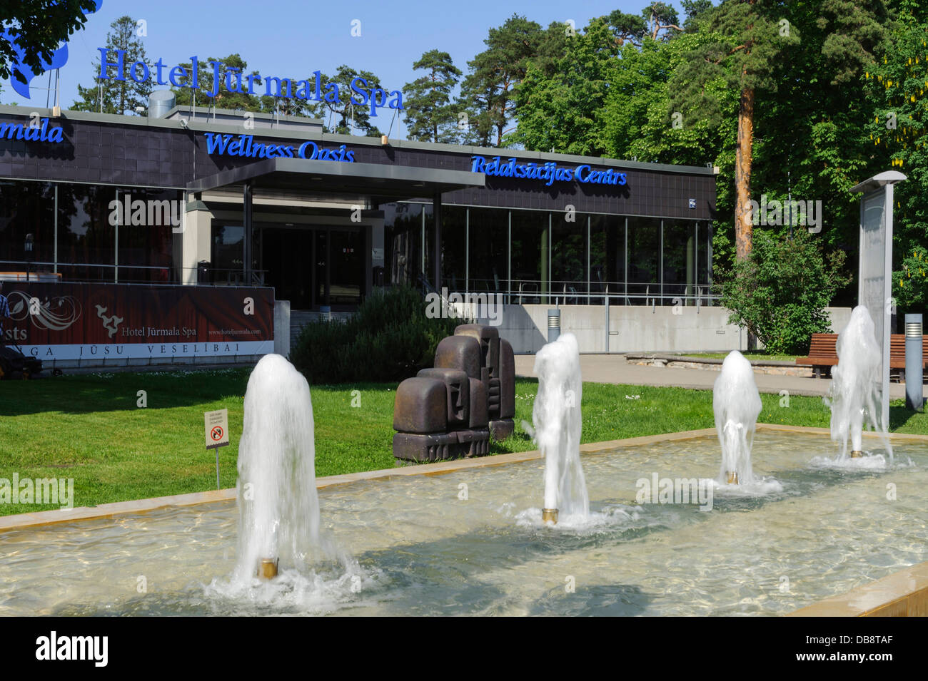 Hotel Jurmala Spa In Jurmala Majori Latvia Europe Stock Photo