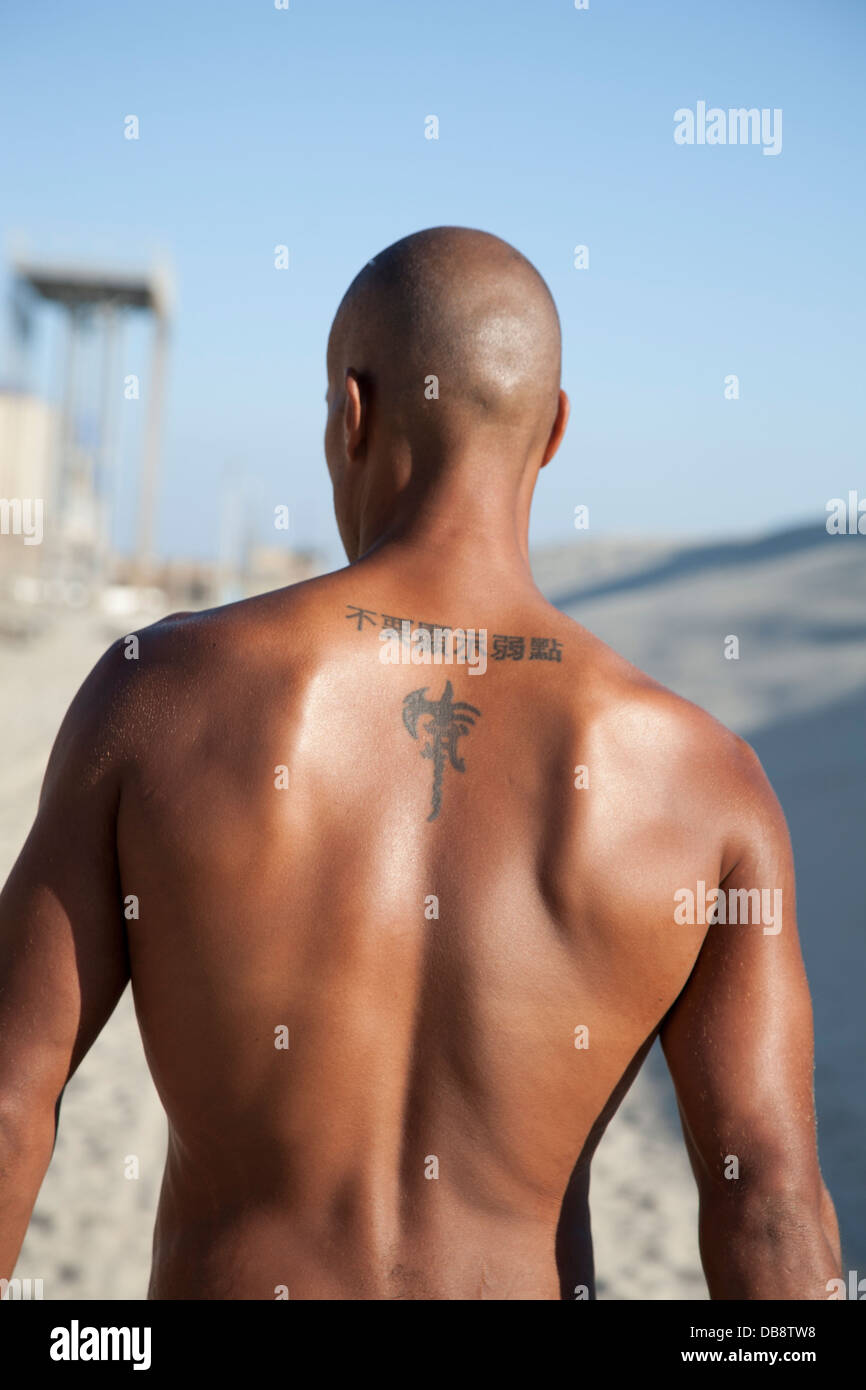 SAN DIEGO, CA SEPTEMBER 21  - David Goggins in San Diego, California on September 21, 2008. Stock Photo