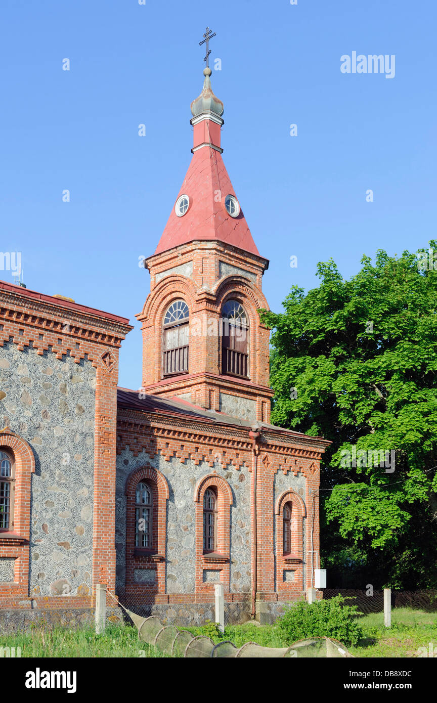 orthodoxe church in Kolka, Latvia, Europe Stock Photo