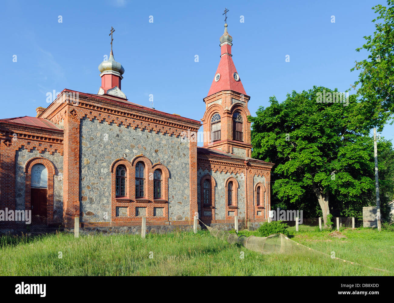 orthodoxe church in Kolka, Latvia, Europe Stock Photo