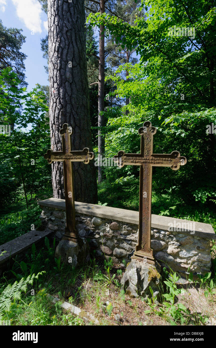 Cemetery in Mazirbe, Latvia, Europe Stock Photo - Alamy