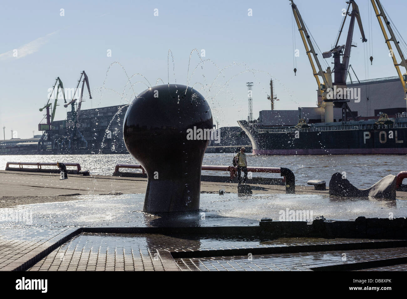 Port of Ventspils, Latvia, Europe Stock Photo - Alamy