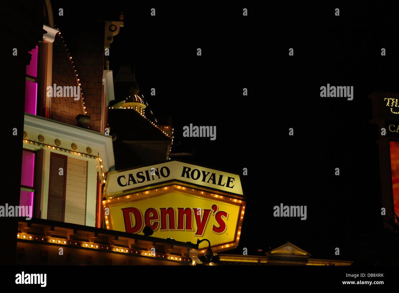 Stratosphere casino & Denny's restaurant, Las Vegas, Nevada, USA