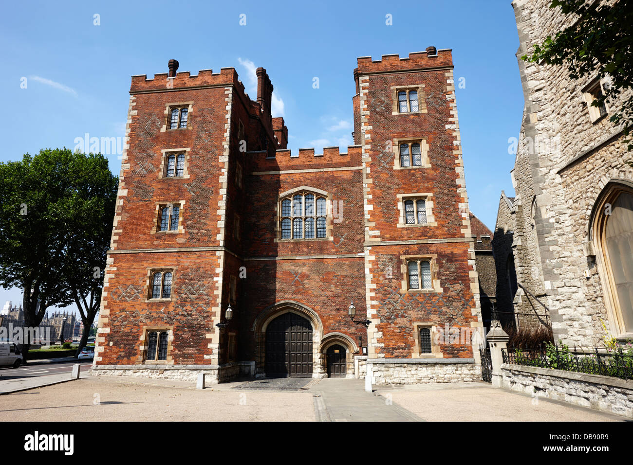 mortons tower lambeth palace London England UK Stock Photo