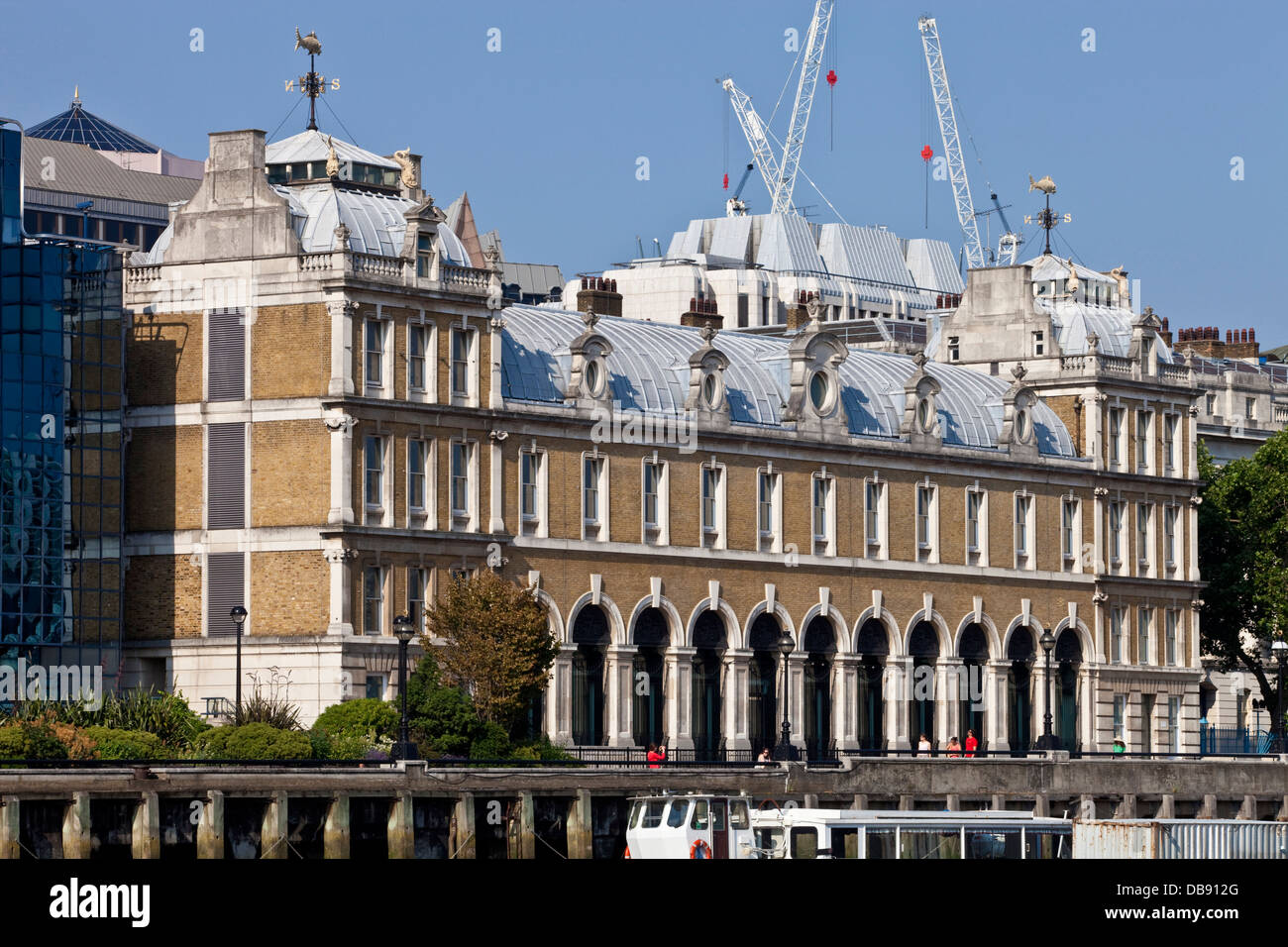 The Old Billingsgate Fish Market, River Thames, London Stock Photo Alamy