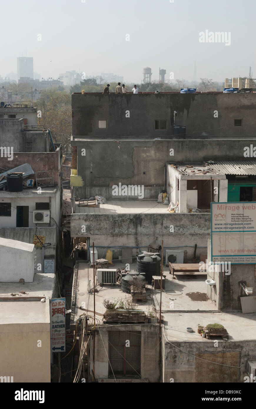 India delhi skyline hi-res stock photography and images - Alamy