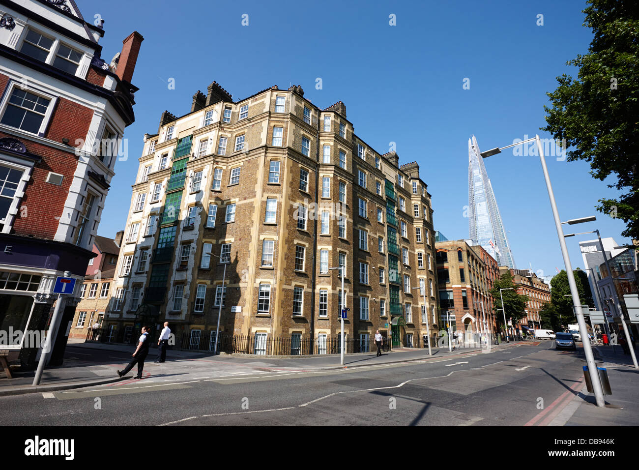 devon mansions residential block on tooley street bermondsey southwark London England UK Stock Photo