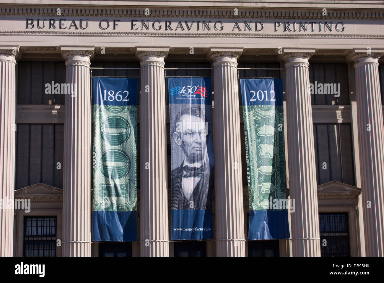 Bureau of Engraving and Printing. Washington DC Stock Photo Alamy