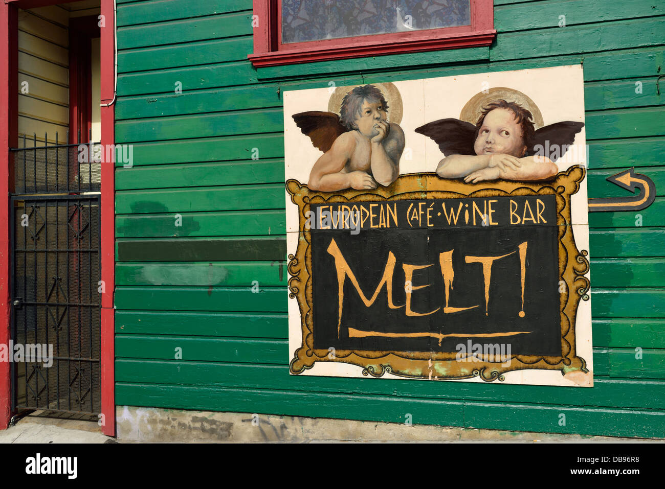 The Melt Bar at North Beach, San Francisco CA Stock Photo