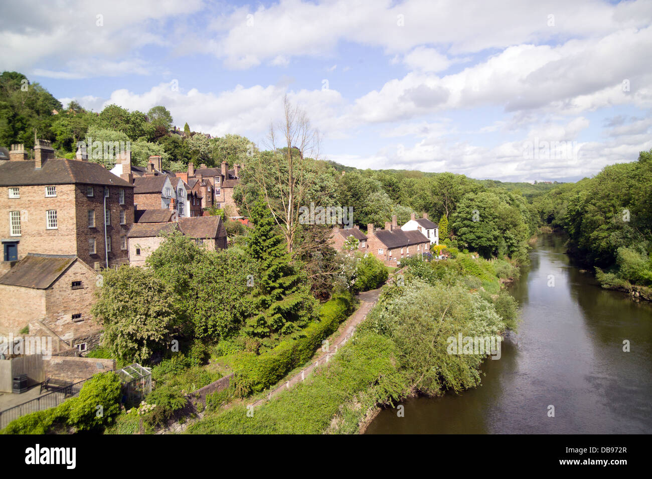 The Iron Bridge crosses the River Severn in Shropshire, England. views