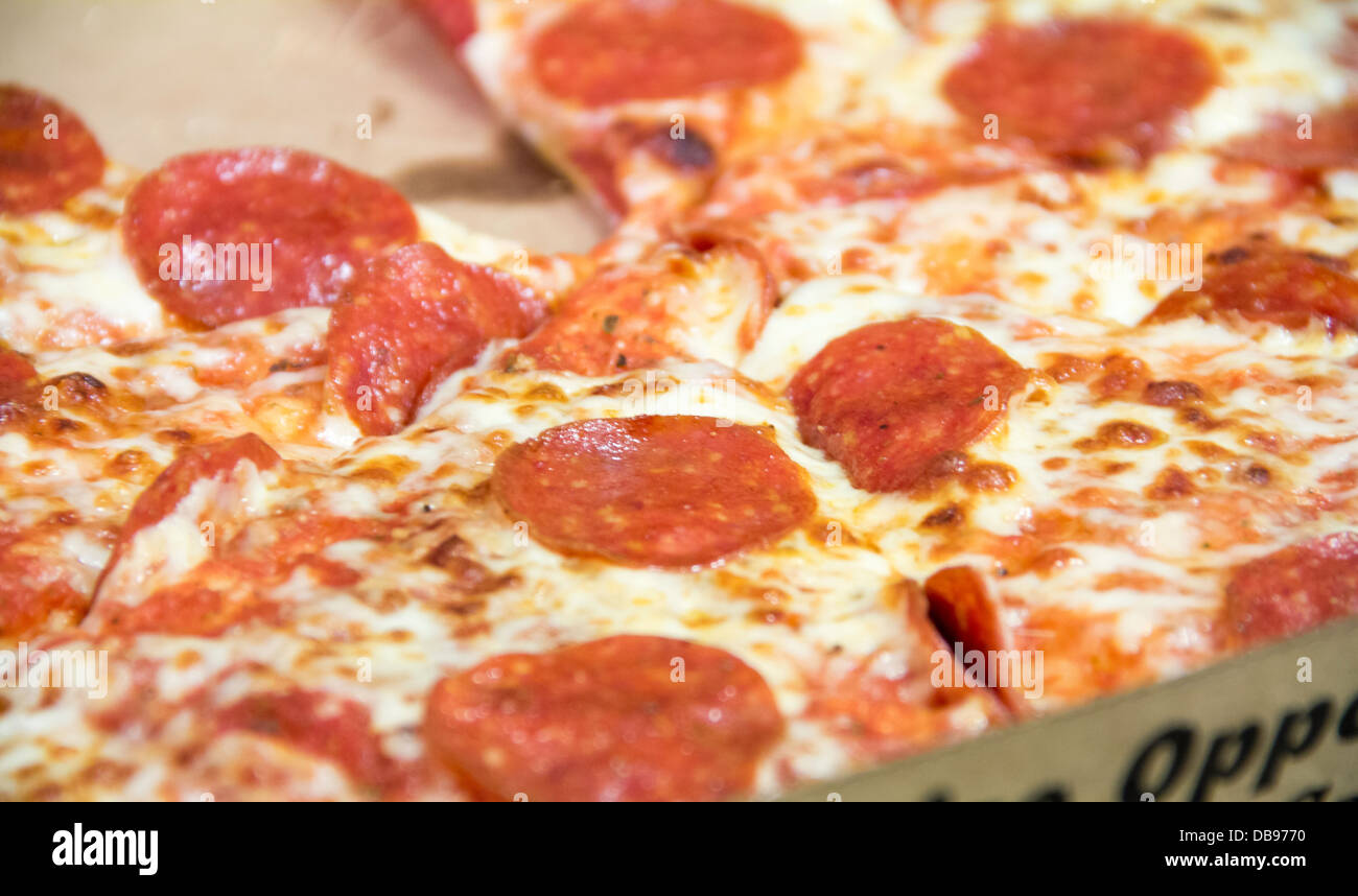 Pizza in a box Stock Photo Alamy
