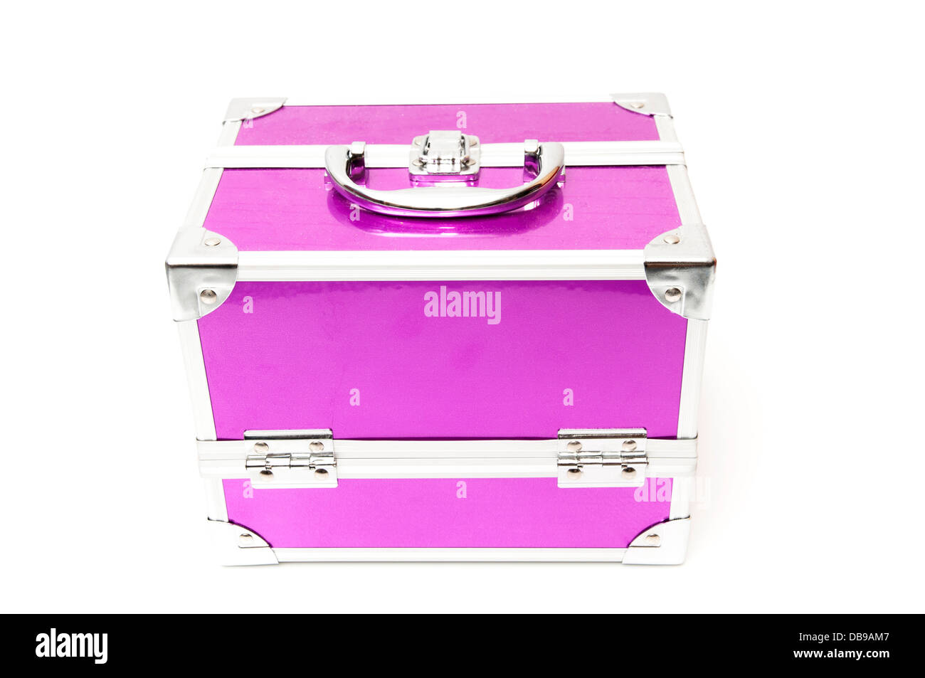 Makeup briefcase on a white background Stock Photo Alamy