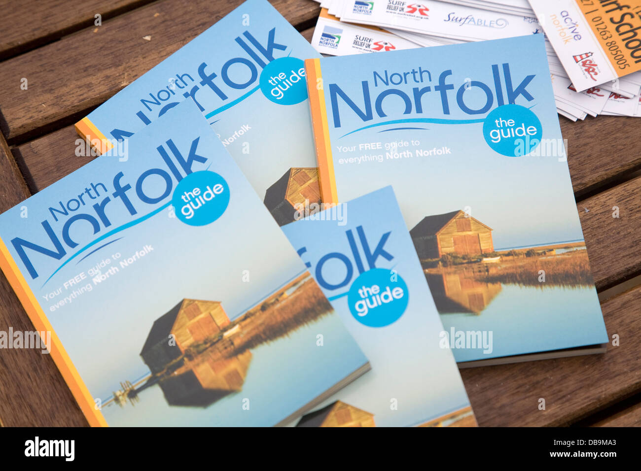 North Norfolk guidebook Stock Photo